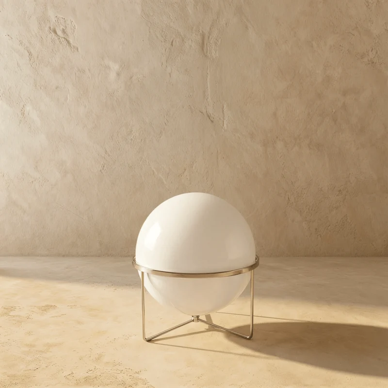 Rasu Minimalistische Staande Lamp Van Massief Staal Met Stabiele Voet | Sansoti