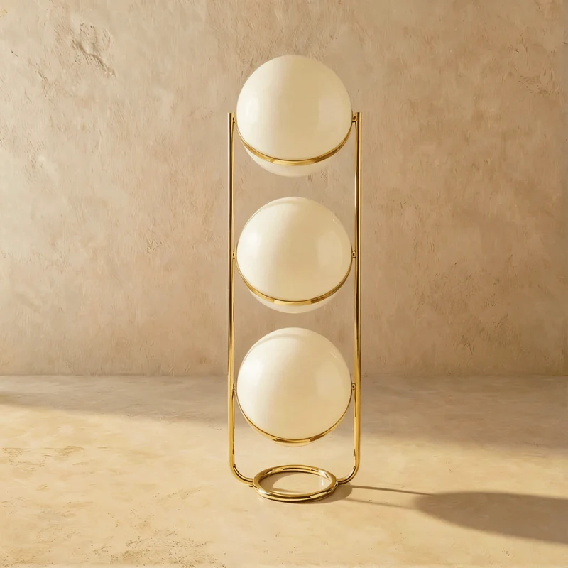 Rasu Minimalistische Staande Lamp Van Massief Staal Met Stabiele Voet | Sansoti