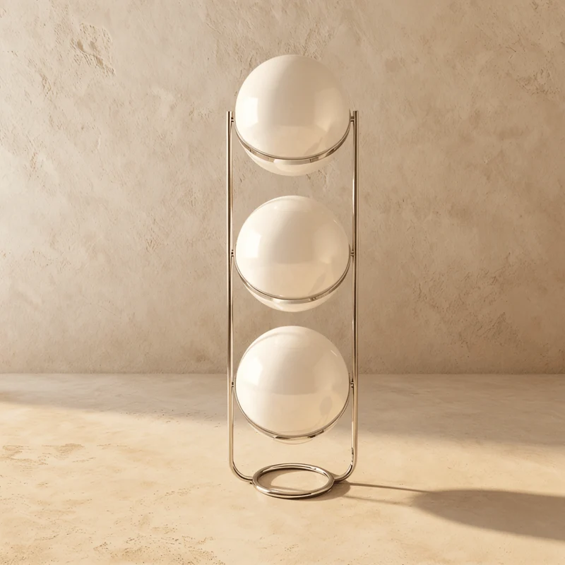 Rasu Minimalistische Staande Lamp Van Massief Staal Met Stabiele Voet | Sansoti