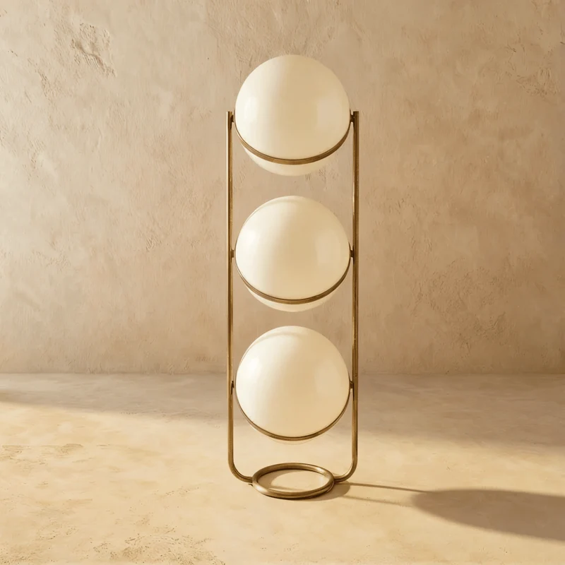Rasu Minimalistische Staande Lamp Van Massief Staal Met Stabiele Voet | Sansoti
