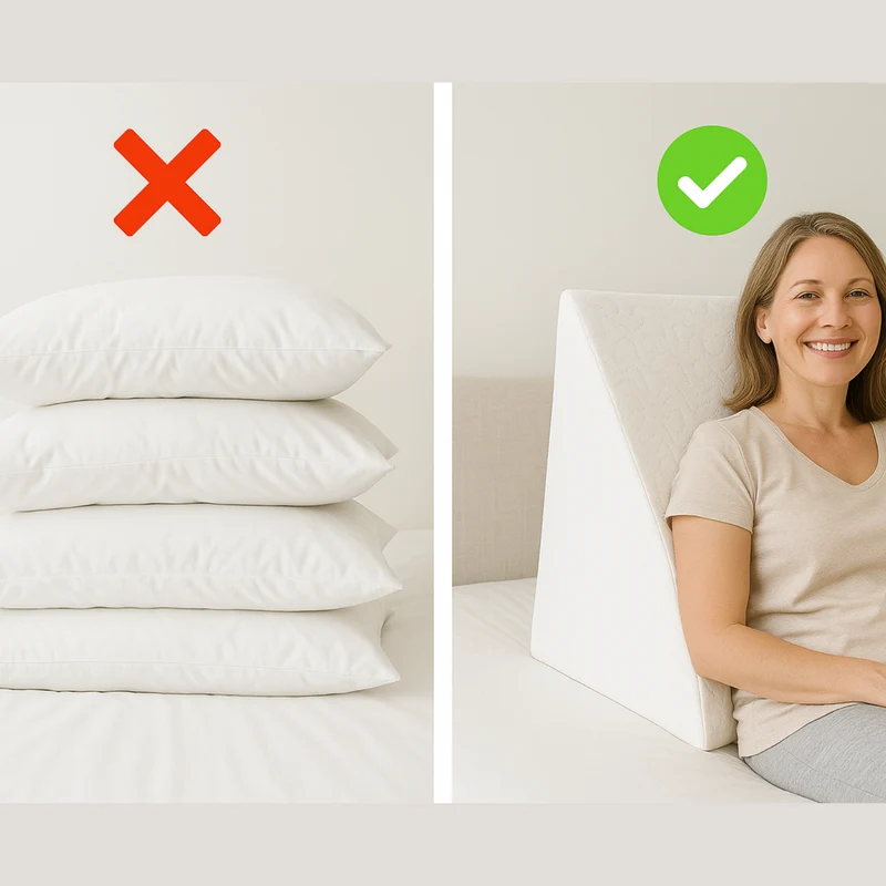 Ergonomische Kussensloop Kilekussen – Ondersteunt Rug, Nek & Betere Nachtrust | Sansoti