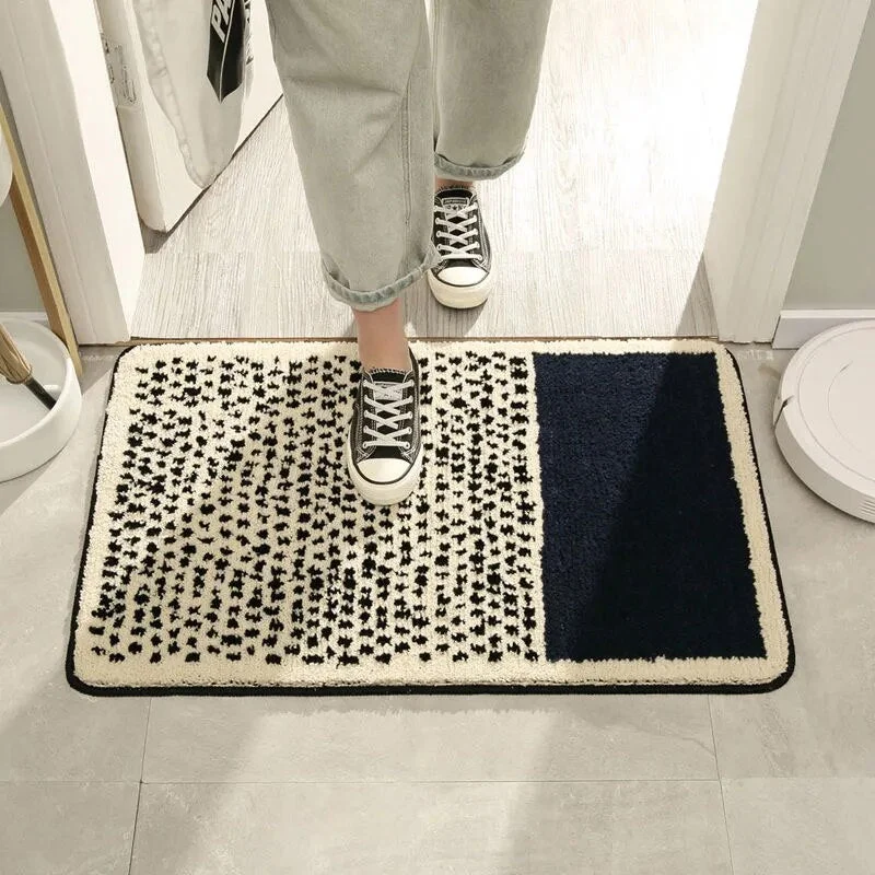 Luxe antislip badmat met abstract design voor moderne badkamers | Sansoti