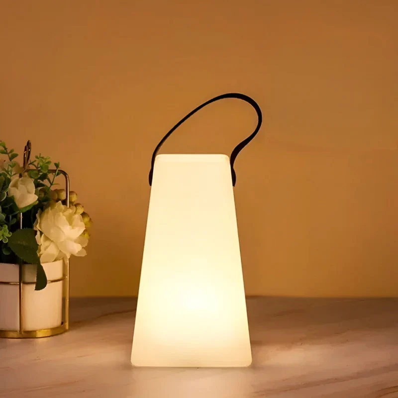 Draadloze led tafellamp met dimfunctie en kleurstanden voor binnen en buiten | Sansoti