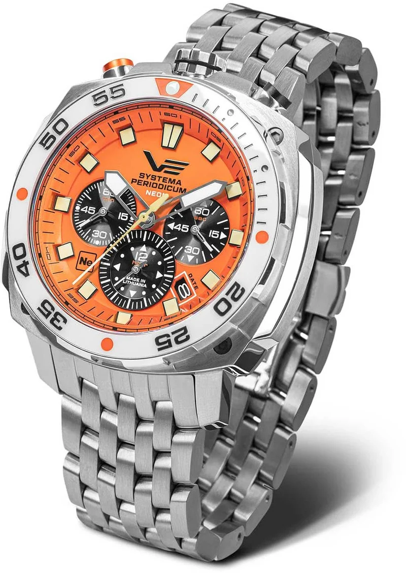 Vostok Europe Systema Periodicum VK67-650A723B Herrenuhr • Bullhead-Design • K1-Sicherheitsglas