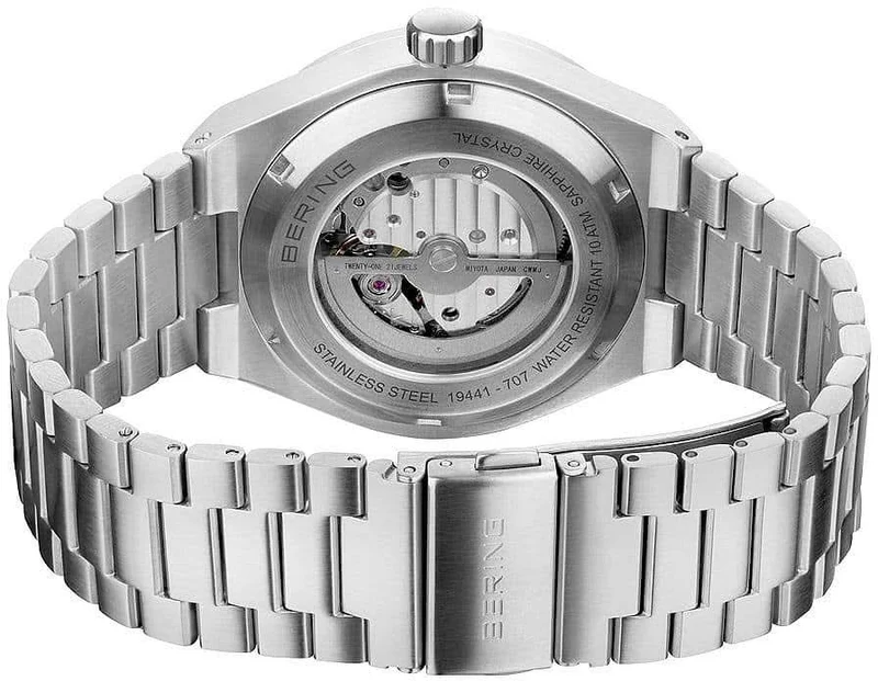 Bering Automatic 19441-707 Herrenuhr • Präzises Automatikwerk • Kratzfestes Saphirglas