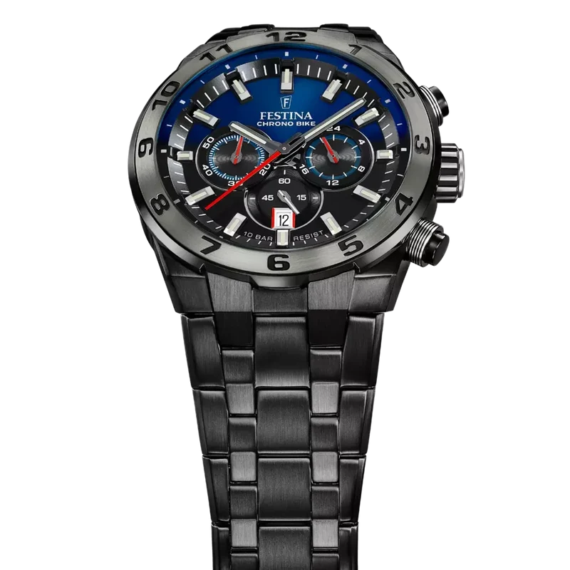 Festina Chrono Bike F20673/1 Herrenuhr • Sportliches Design • 316L Edelstahl
