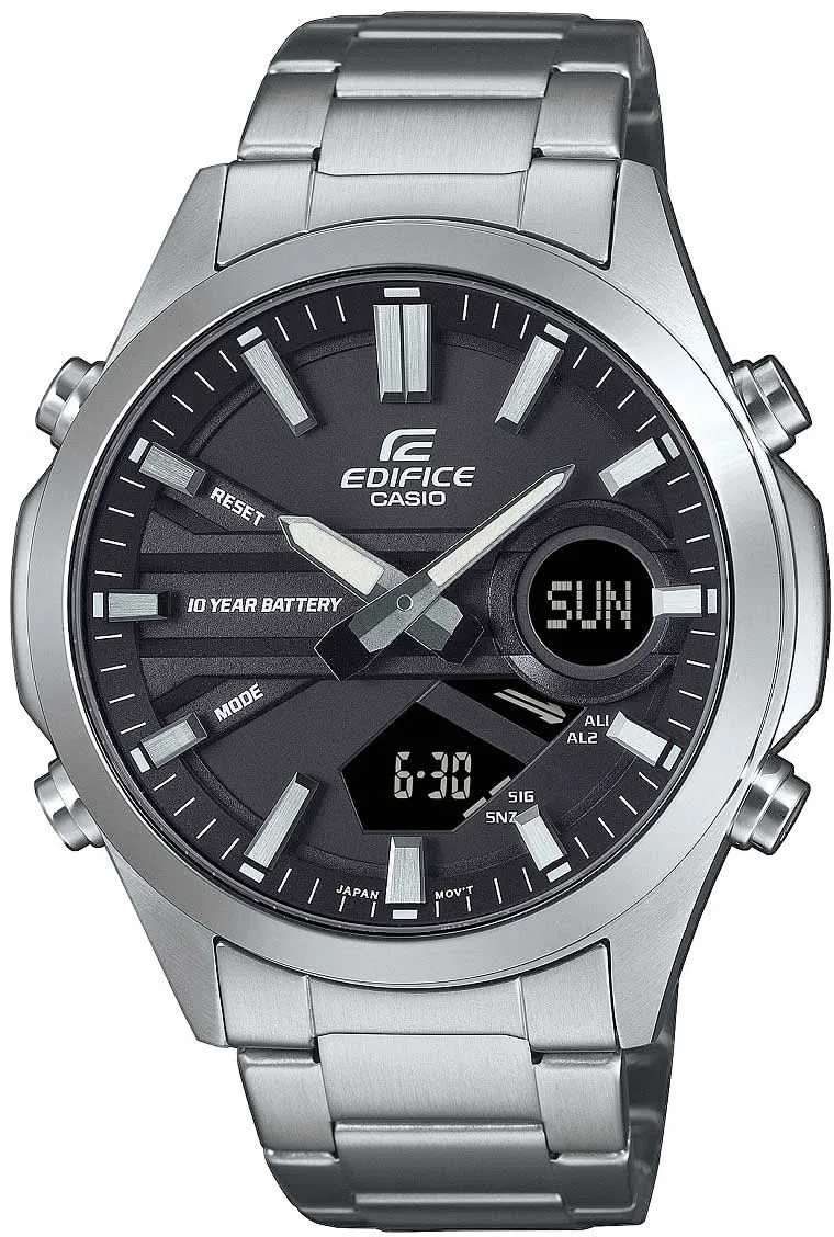 Casio Edifice EFV-C120D-1AEF Herrenuhr • Smarte Telememo • 10 Jahre Batterie
