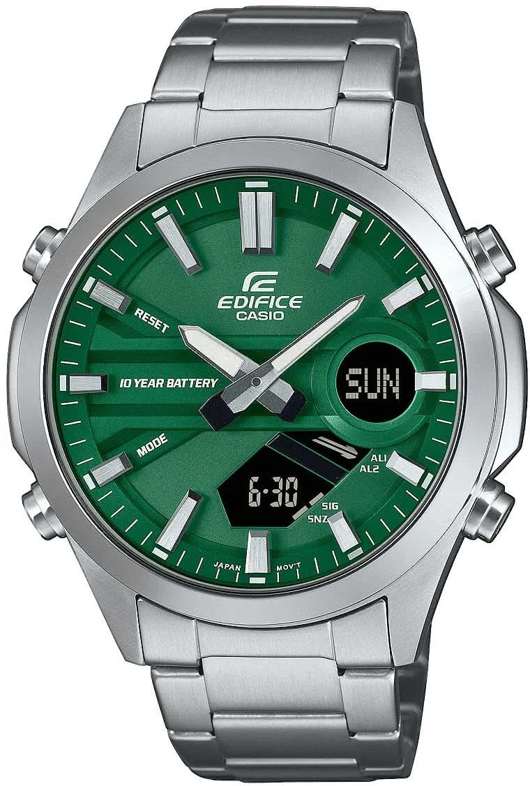 Casio Edifice EFV-C120D-3AEF Herrenuhr • 10 Jahre Batterie • Telememo 30