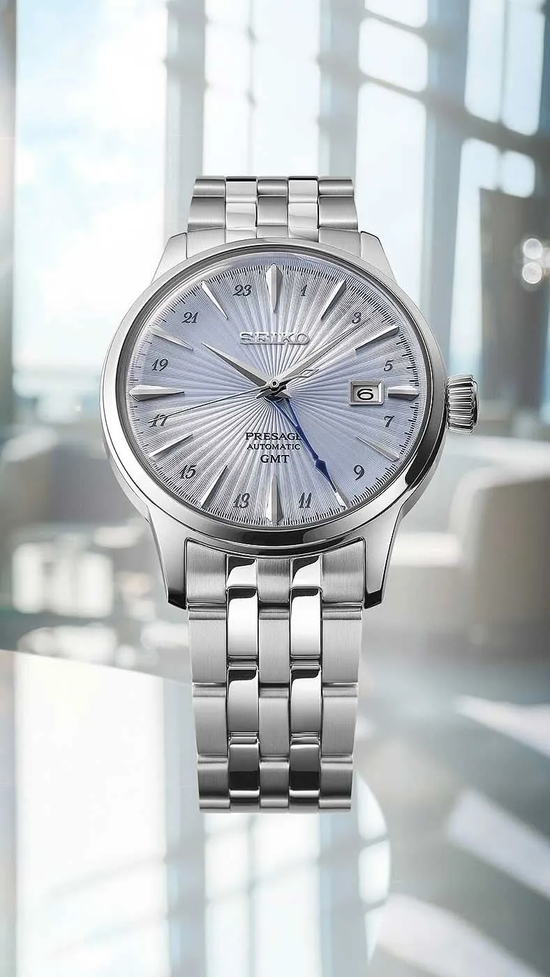 Seiko Presage SSK037J1 Herrenuhr • Cocktail Time GMT • Automatik