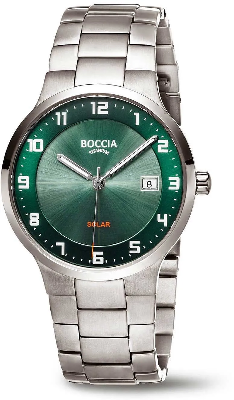Boccia 3652-04 Herrenuhr - Reintitan - Saphirglas