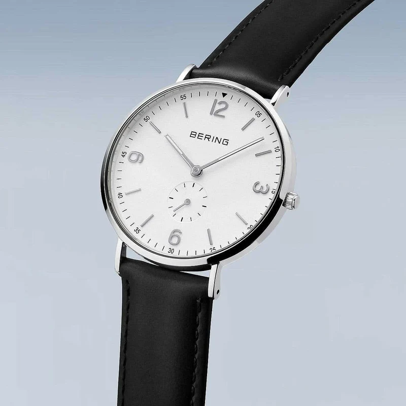 Bering Classic 14040-404 Herrenuhr • Kratzfestes Saphirglas • Flaches Design