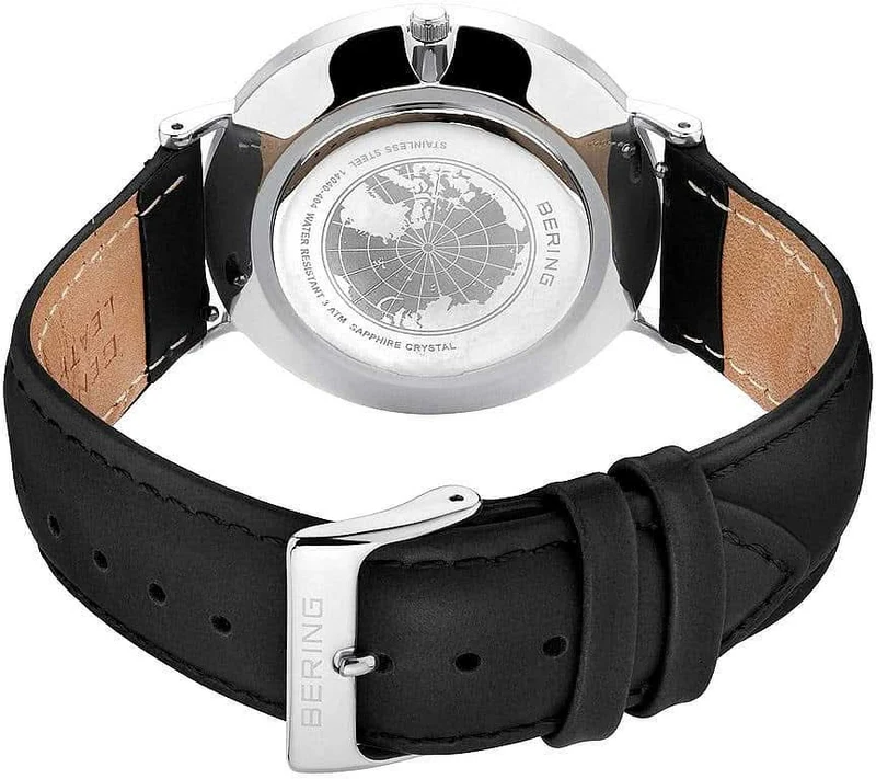 Bering Classic 14040-404 Herrenuhr • Kratzfestes Saphirglas • Flaches Design