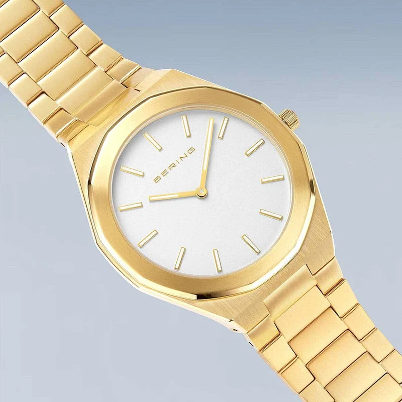 Bering Classic 19641-730 Herrenuhr • Kratzfestes Saphirglas • Feines Milanaise-Armband