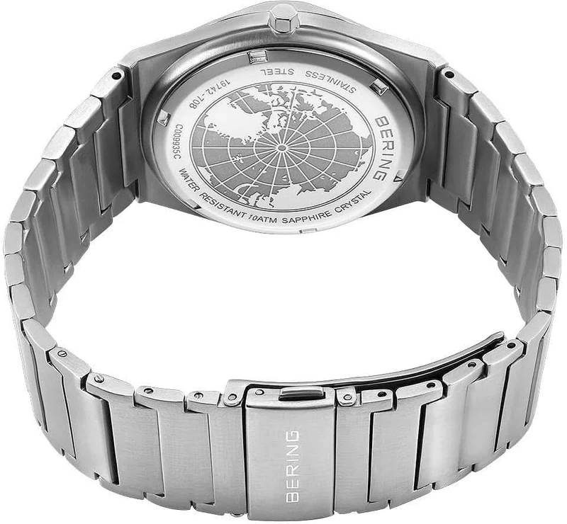 Bering Classic 19742-708 Herrenuhr • Kratzfestes Saphirglas • Flaches Design