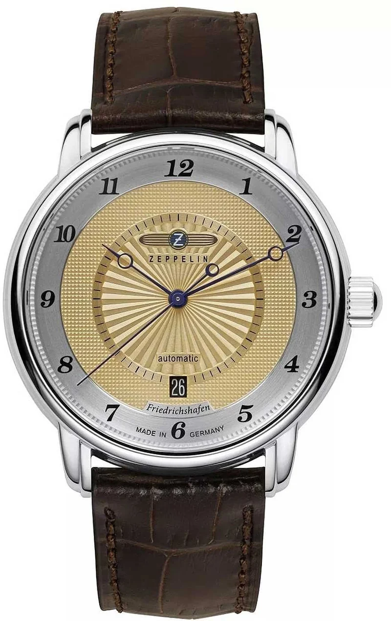 Zeppelin New Captain's Line 8556-5 Herrenuhr • Made in Germany