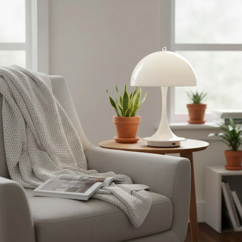 Draadloze Tafellamp met LED – Moderne Designlamp voor Sfeervolle Verlichting | Sansoti