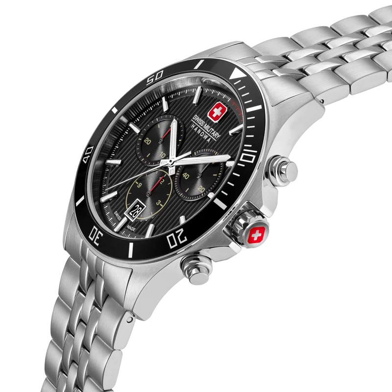 Swiss Military Hanowa Flagship Heritage Chrono SMWGI0007601 Herren • Saphirglas • Chronograph 10 ATM