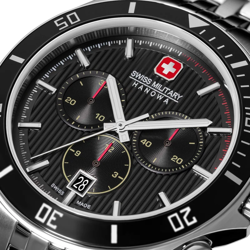 Swiss Military Hanowa Flagship Heritage Chrono SMWGI0007601 Herren • Saphirglas • Chronograph 10 ATM