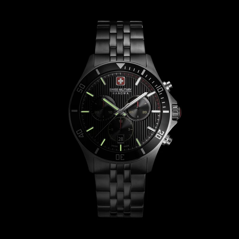 Swiss Military Hanowa Flagship Heritage Chrono SMWGI0007601 Herren • Saphirglas • Chronograph 10 ATM