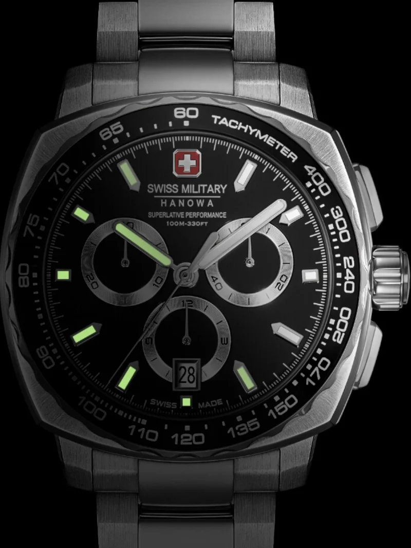 Swiss Military Hanowa Speedwell SMWGI0006802 Herren • Chronograph 41 mm • 10 ATM Wasserdicht
