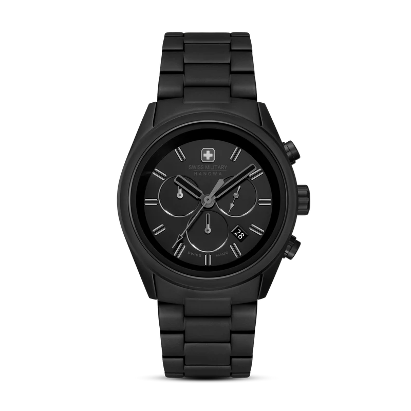 Swiss Military Hanowa Navalus Pro Chrono Stealth SMWGI0004230 Herren • Saphirglas • Chronograph 10 ATM