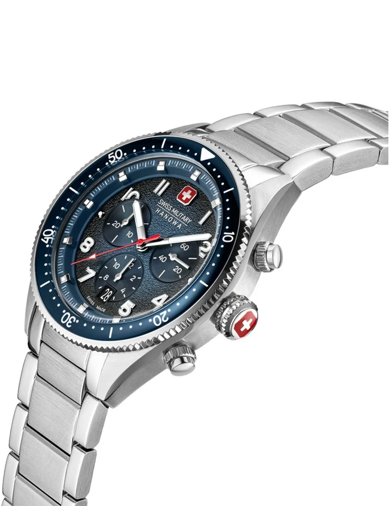 Swiss Military Hanowa Greyhound Chrono SMWGI0003804 Herrenuhr • Chronograph • 10 ATM Wasserdicht