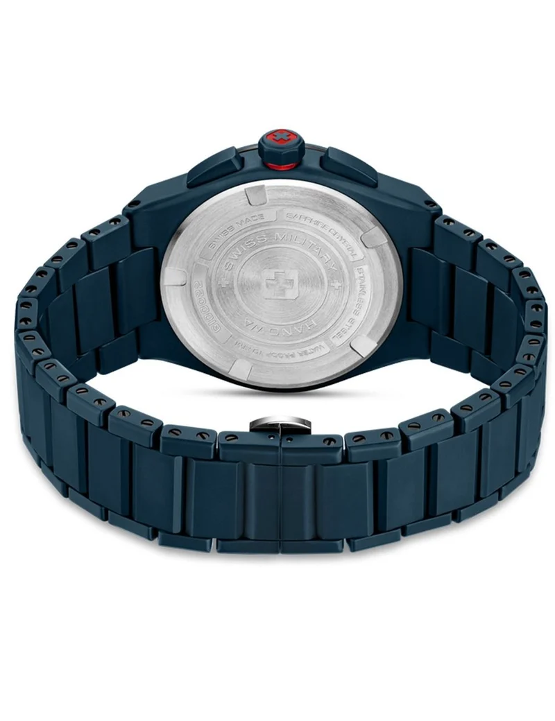 Swiss Military Hanowa Sidewinder Ceramic SMWGI0002281 Herrenuhr Schwarz • Keramiklünette mit Chronograph • 10 ATM Wasserdicht