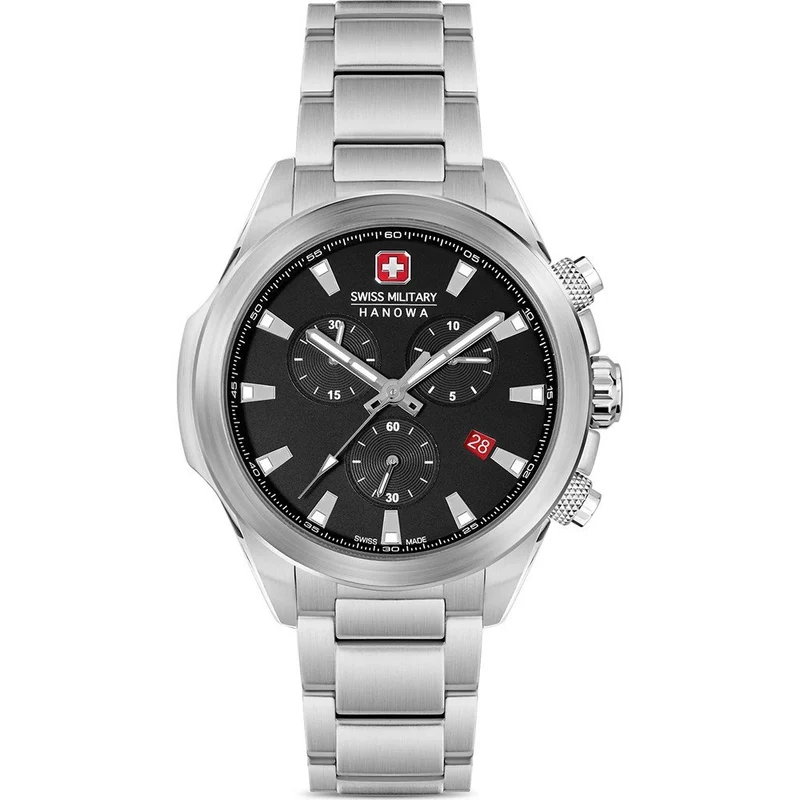 Swiss Military Hanowa Air Chiroptera Night Vision SMWGI0001901 Herren • Leuchtmasse für maximale Ablesbarkeit • Sportives Taucheruhren-Design