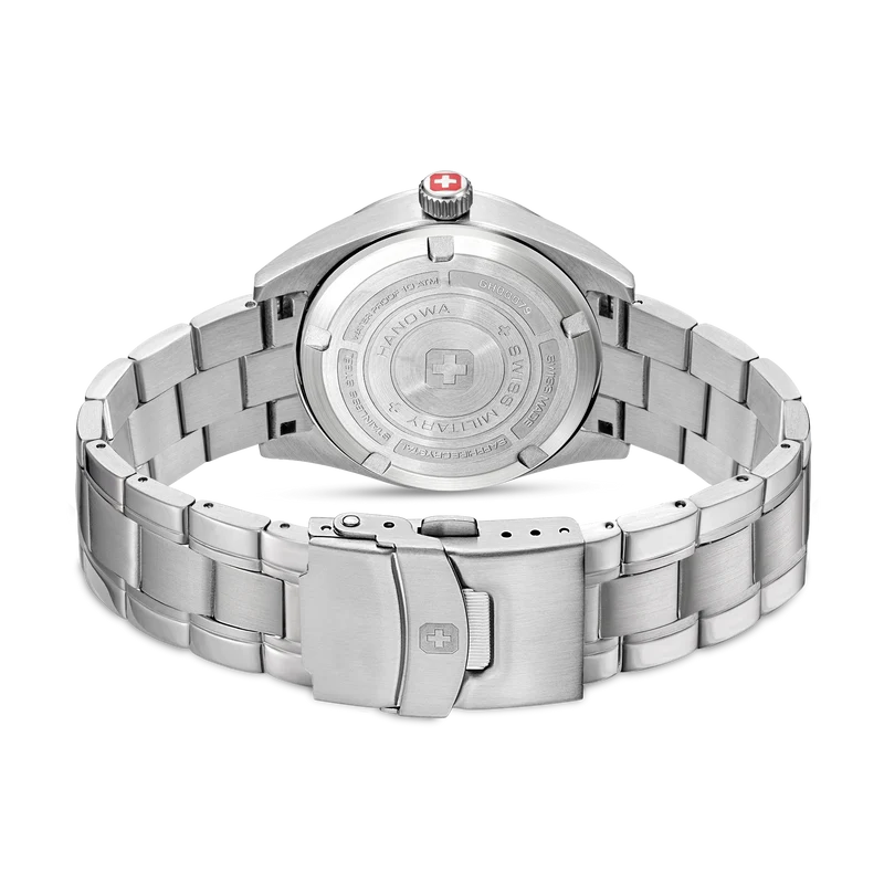 Swiss Military Hanowa Thunder SMWGH0007901 Herrenuhr Grau-Schwarz • Saphirglas • 10 ATM Wasserdicht