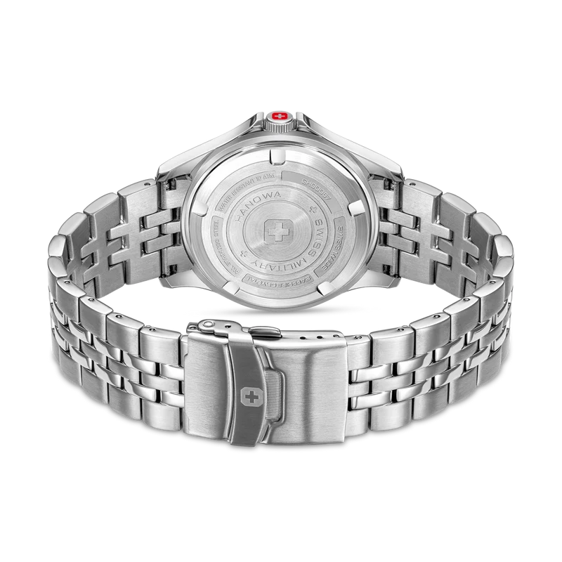 Swiss Military Hanowa Flagship Elements SMWGH0006704 Herrenuhr Grün • Saphirglas • 10 Bar Wasserdicht