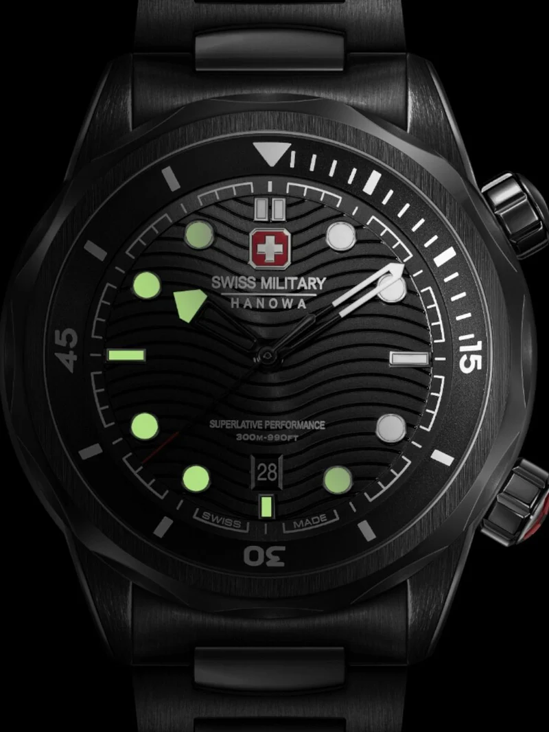 Swiss Military Hanowa Breakwater SMWGH0006431 Herren • 43 mm Gehäuse • 30 ATM Wasserdicht