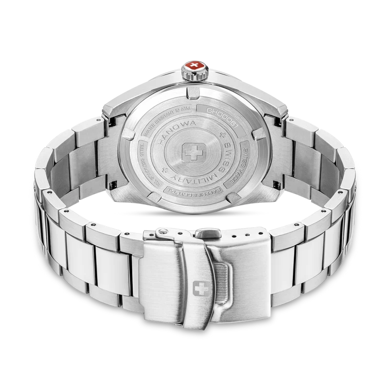 Swiss Military Hanowa Silver Fir SMWGH0006101 Herren Armbanduhr Grün • Saphirglas • 10 ATM Wasserdicht