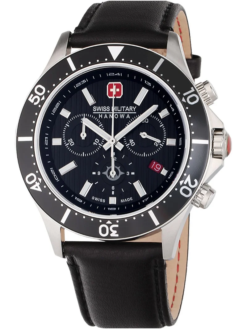Swiss Military Hanowa Flagship X SMWGC2100705 Herren Armbanduhr Silber • Chronograph • 10 ATM wasserdicht