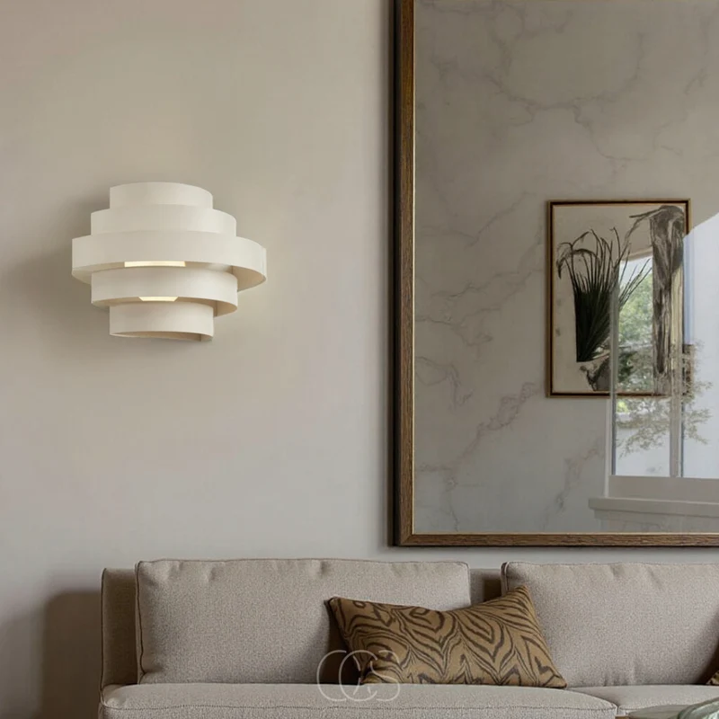 Wandlamp Dimbaar LED Warm Wit Staal 36cm Slaapkamer Woonkamer Gang Modern Minimalistisch Design Interieur | Sansoti