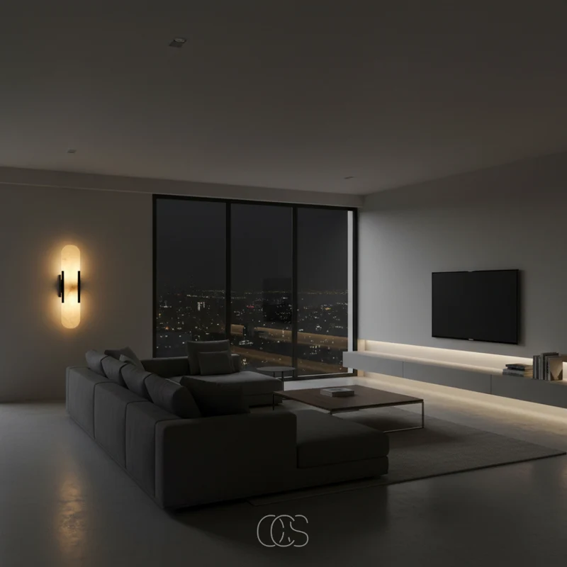 Wandlamp Marmer met Messingafwerking Zwart G9 Fitting Scandinavisch Design Luxe Interieurverlichting Woonkamer | Sansoti