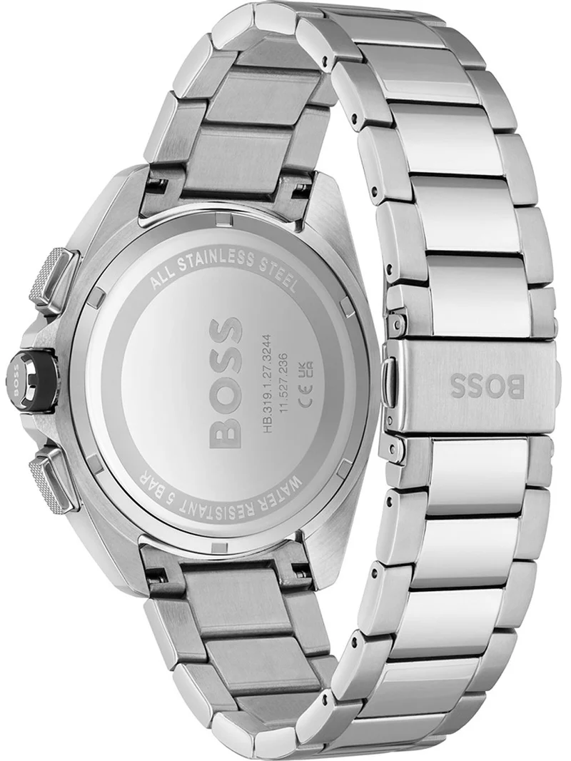 BOSS Volane 1513949 Herrenuhr Schwarz • Chronograph • Mineralglas