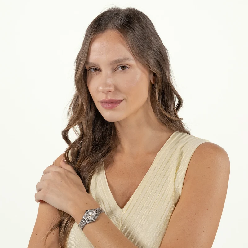 BOSS Graceful Mina 1502840 Damen Armbanduhr Silber • Quarzwerk • Edelstahlarmband