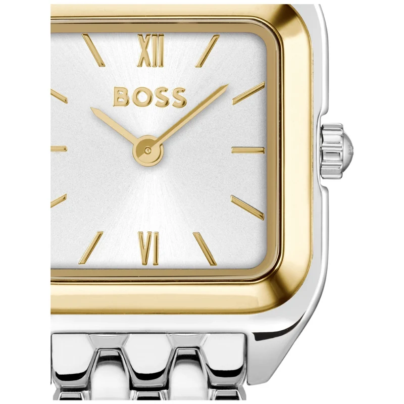 BOSS Mae Petite 1502821 Damen Armbanduhr Silber • Saphirglas • Quarzwerk