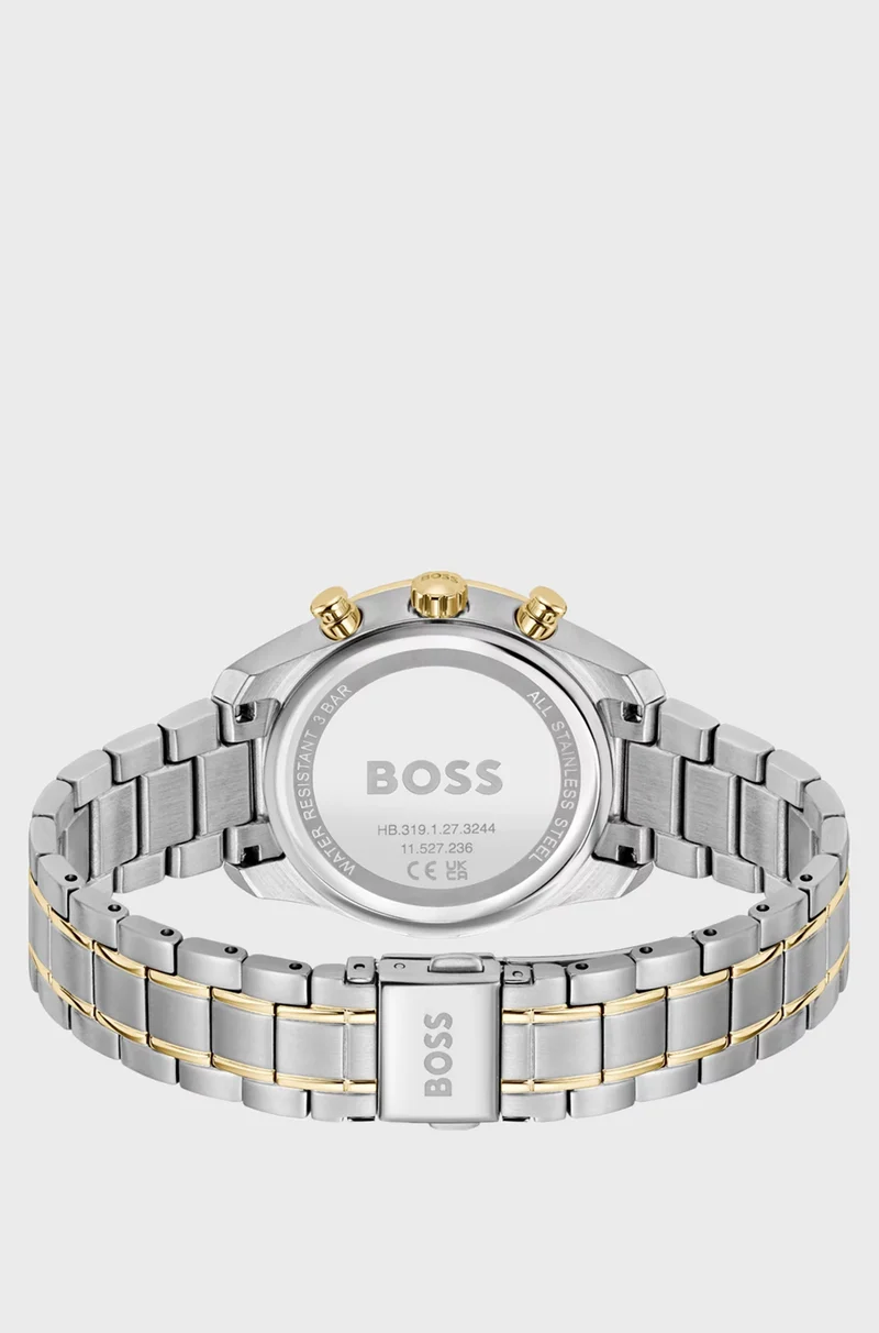 BOSS Grand Tour Ladies 1502766 Damen Armbanduhr • Grünes Zifferblatt • Edelstahlgehäuse