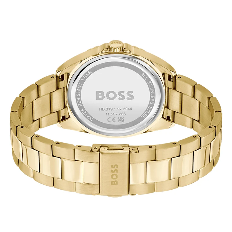 BOSS Atea 1502714 Damen Armbanduhr Grün • Mineralglas • Quarzwerk mit Subdials
