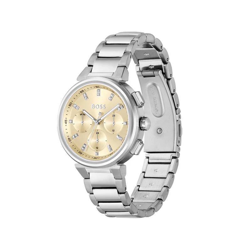 BOSS One 1502676 Damen • Edelstahlarmband • Datumsanzeige