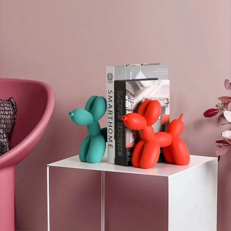 Decoratief ballon hond beeld van resin voor moderne woondecoratie | Sansoti