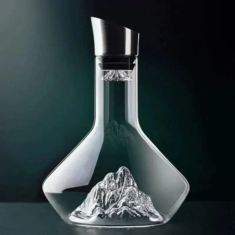 Wijnkaraf van loodvrij kristal – design wijnkaraf 1500 ml met optimale beluchting