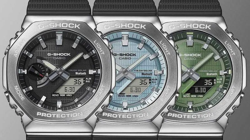 Casio G-Shock GBM-2100A-1A3ER Herrenuhr • Tough Solar • Bluetooth
