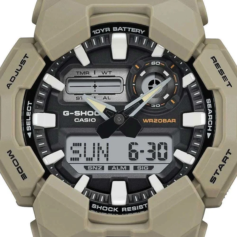 Casio G-Shock GA-010-5AER Herrenuhr • 10 Jahre Batterie • Robust