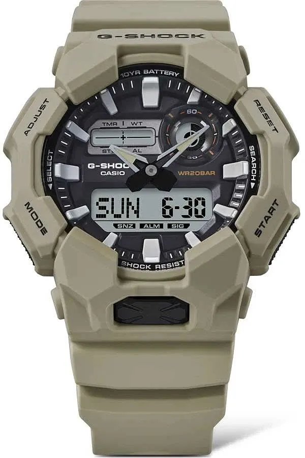 Casio G-Shock GA-010-5AER Herrenuhr • 10 Jahre Batterie • Robust