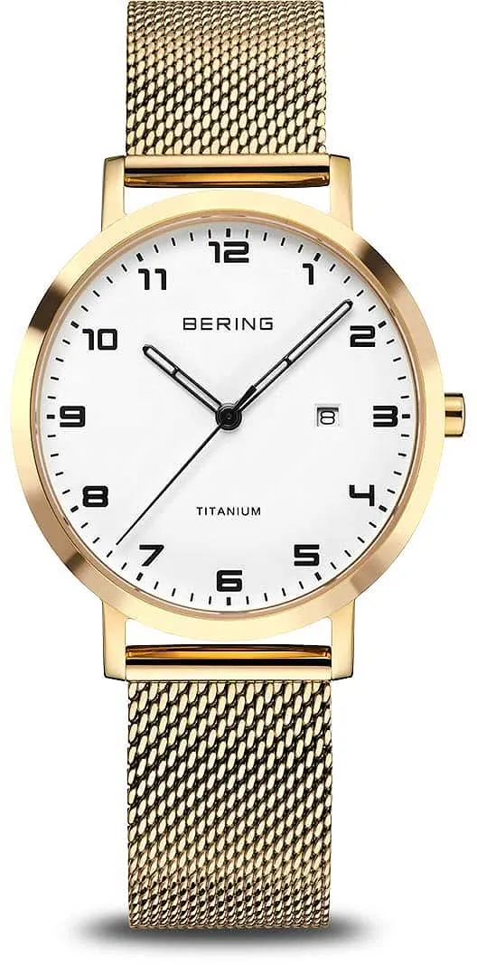 Bering Titanium 18634-334 Damenuhr • Saphirglas • Titan