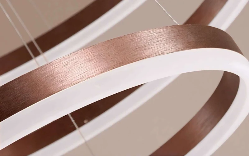 Moderne Led Ring Hanglamp Met Meerdere Lichtcirkels En Dimbare Verlichting | Sansoti