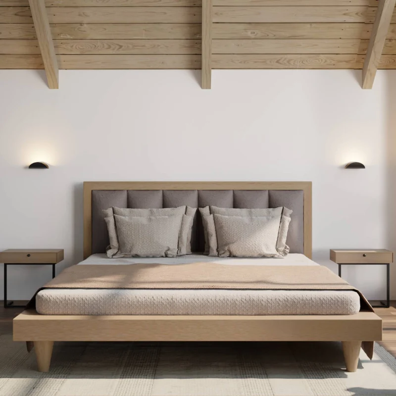 Minimalistische half ronde led wandlamp met warm indirect licht voor binnen en beschut buiten | Sansoti