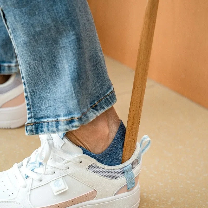 Extra Lange Schoenlepel van Hout (50 cm) – Ergonomisch Aantrekhulpmiddel | Sansoti